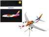 Boeing 737 700 Commercial Aircraft with Flaps Down Southwest Airlines California One California Flag Livery Gemini 200 Series 1/200 Diecast Model Airplane GeminiJets G2SWA1010F