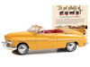 1949 Mercury Eight Convertible Yellow Metallic with Red Interior It s Got Plenty Of Get Up And Go Vintage Ad Cars Series 9 1/64 Diecast Model Car Greenlight 39130B