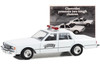1980 Chevrolet Impala 9C1 Police White Chevrolet Presents Two Tough Choices Vintage Ad Cars Series 9 1/64 Diecast Model Car Greenlight 39130E