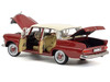 1966 Mercedes Benz 200 Red with Beige Top 1/18 Diecast Model Car Norev 183706