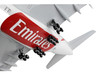 Airbus A380 800 Commercial Aircraft Emirates Airlines Dubai Expo 2020 White with Blue Graphics Gemini 200 Series 1/200 Diecast Model Airplane GeminiJets G2UAE1044