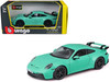 Porsche 911 GT3 Light Green 1/24 Diecast Model Car Bburago 21104grn