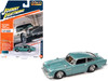 1966 Aston Martin DB5 RHD Right Hand Drive Caribbean Pearl Blue Metallic Classic Gold Collection 2023 Release 1 Limited Edition to 4428 pieces Worldwide 1/64 Diecast Model Car Johnny Lightning JLCG031-JLSP323A