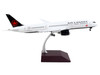 Boeing 787 9 Commercial Aircraft with Flaps Down Air Canada White with Black Tail Gemini 200 Series 1/200 Diecast Model Airplane GeminiJets G2ACA1058F