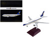 Airbus A310 200 Commercial Aircraft British Caledonian White with Blue Stripes and Tail Gemini 200 Series 1/200 Diecast Model Airplane GeminiJets G2BCA912