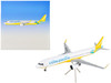 Airbus A321neo Commercial Aircraft Cebu Pacific White and Yellow Gemini 200 Series 1/200 Diecast Model Airplane GeminiJets G2CEB2321