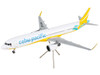 Airbus A321neo Commercial Aircraft Cebu Pacific White and Yellow Gemini 200 Series 1/200 Diecast Model Airplane GeminiJets G2CEB2321