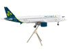 Airbus A320 Commercial Aircraft Aer Lingus White with Teal Tail Gemini 200 Series 1/200 Diecast Model Airplane GeminiJets G2EIN831
