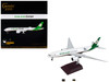 Boeing 777F Commercial Aircraft Eva Air Cargo White with Green Tail Gemini 200 Interactive Series 1/200 Diecast Model Airplane GeminiJets G2EVA950