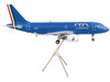 Airbus A319 Commercial Aircraft ITA Airways Blue with Tail Stripes Gemini 200 Series 1/200 Diecast Model Airplane GeminiJets G2ITY1146