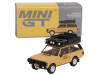 Range Rover with Roofrack Tan Camel Trophy Papua New Guinea Team USA 1982 Limited Edition to 2400 pieces Worldwide 1/64 Diecast Model Car Mini GT MGT00509