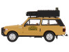 Range Rover with Roofrack Tan Camel Trophy Papua New Guinea Team USA 1982 Limited Edition to 2400 pieces Worldwide 1/64 Diecast Model Car Mini GT MGT00509