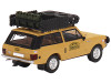 Range Rover with Roofrack Tan Camel Trophy Papua New Guinea Team USA 1982 Limited Edition to 2400 pieces Worldwide 1/64 Diecast Model Car Mini GT MGT00509
