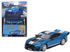 Shelby GT500 Dragon Snake Concept Ford Performance Blue Metallic with White Stripes Limited Edition to 4200 pieces Worldwide 1/64 Diecast Model Car True Scale Miniatures MGT00568