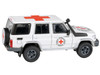 2014 Toyota Land Cruiser 76 White International Red Cross 1/64 Diecast Model Car Paragon Models PA-55318