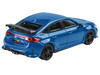 2023 Honda Civic Type R FL5 Boost Blue Pearl 1/64 Diecast Model Car Paragon Models PA-55583