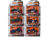 Harley Davidson Motorcycles 6 piece Set Series 43 1/18 Diecast Models Maisto 31360-43