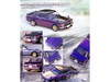 Nissan Skyline 2000 GT R KPGC10 RHD Right Hand Drive Magic Purple II Metallic 1/64 Diecast Model Car Inno Models IN64-KPGC10-MPII