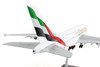 Airbus A380 800 Commercial Aircraft Emirates Airlines New Livery White with Striped Tail Gemini 200 Series 1/200 Diecast Model Airplane GeminiJets G2UAE1249