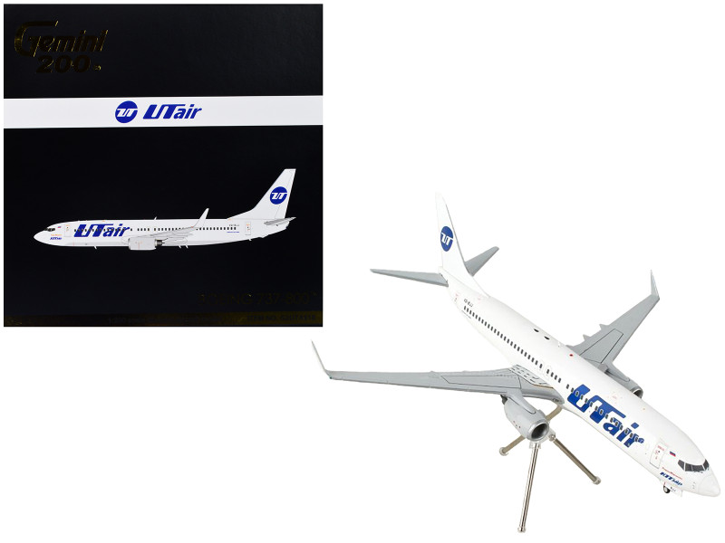 Boeing 737 800 Commercial Aircraft UTair White Gemini 200 Series 1/200 Diecast Model Airplane GeminiJets G2UTA618