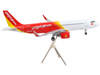 Airbus A320 Commercial Aircraft VietJet Air White and Red Gemini 200 Series 1/200 Diecast Model Airplane GeminiJets G2VJC711