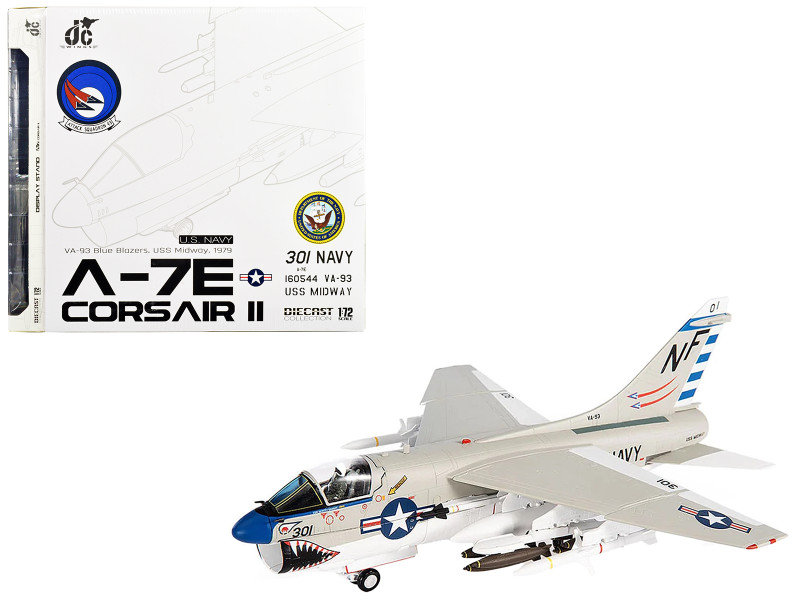航空機・ヘリコプター century Wings 1/72 A-7E Corsair II VA-93 A-7E Corsair II 1:72 Diecast Model - Century Wings CW-001646 - $90.99