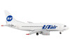 Boeing 737 500 Commercial Aircraft UTair White 1/400 Diecast Model Airplane GeminiJets GJ1582