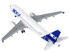 Airbus A320 Commercial Aircraft Joon White with Blue Tail 1/400 Diecast Model Airplane GeminiJets GJ1764