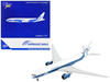 Boeing 777F Commercial Aircraft AirBridgeCargo White with Blue Stripes 1/400 Diecast Model Airplane GeminiJets GJ1949