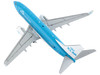 Boeing 737 700 Commercial Aircraft KLM Royal Dutch Airlines Blue and White 1/400 Diecast Model Airplane GeminiJets GJ1998