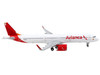 Airbus A321neo Commercial Aircraft Avianca White with Red Tail 1/400 Diecast Model Airplane GeminiJets GJ2006