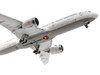 Boeing 787 9 Commercial Aircraft with Flaps Down Turkish Airlines White with Red Tail 1/400 Diecast Model Airplane GeminiJets GJ2018F