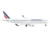 Airbus A220 300 Commercial Aircraft Air France White with Tail Stripes 1/400 Diecast Model Airplane GeminiJets GJ2041
