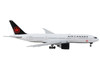 Boeing 777 200LR Commercial Aircraft with Flaps Down Air Canada White with Black Tail 1/400 Diecast Model Airplane GeminiJets GJ2044F
