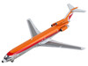 Boeing 727 200 Commercial Aircraft CP Air Orange and Silver with Red Stripes 1/400 Diecast Model Airplane GeminiJets GJ2091