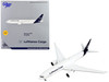 Boeing 777F Commercial Aircraft with Flaps Down Lufthansa Cargo White with Dark Blue Tail 1/400 Diecast Model Airplane GeminiJets GJ2126F