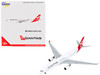 Airbus A330 300 Commercial Aircraft Qantas Airways Spirit of Australia White with Red Tail 1/400 Diecast Model Airplane GeminiJets GJ2161