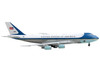 Boeing VC 25 Commercial Aircraft Air Force One United States of America White and Blue 1/400 Diecast Model Airplane GeminiJets GJ2173