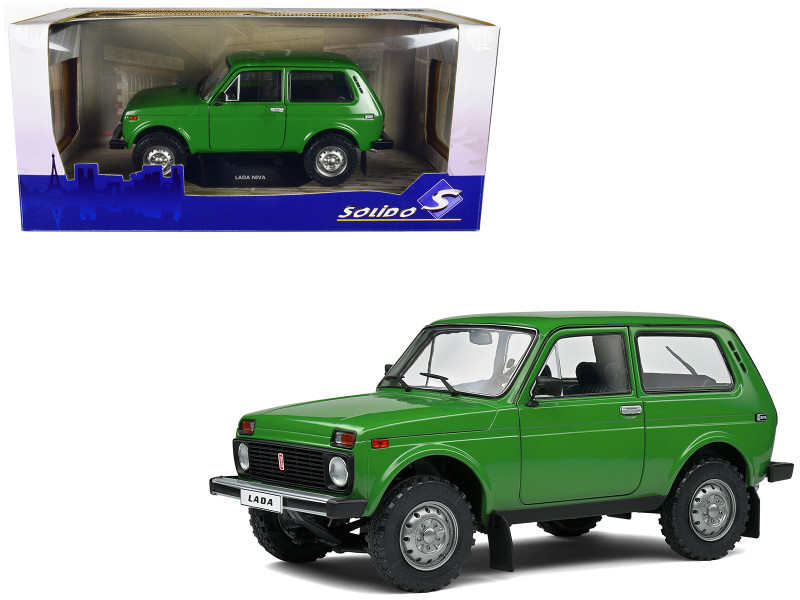 1980 Lada Niva Green 1/18 Diecast Model Car Solido S1807304