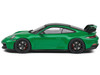 Porsche 911 992 GT3 Python Green with Black Top 1/43 Diecast Model Car Solido S4312502
