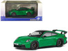 Porsche 911 992 GT3 Python Green with Black Top 1/43 Diecast Model Car Solido S4312502