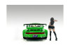 Auto Salon Girls Figure 1 for 1/18 Scale Models American Diorama AD18505