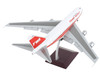 Boeing 747SP Commercial Aircraft with Flaps Down TWA Trans World Airlines White with Red Stripes and Tail Gemini 200 Series 1/200 Diecast Model Airplane GeminiJets G2TWA1159F