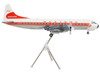 Lockheed L 188 Electra Commercial Aircraft Western Airlines White with Red Stripes Gemini 200 Series 1/200 Diecast Model Airplane GeminiJets G2WAL1031