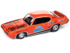 1969 Pontiac GTO Orange with Graphics The Judge Arnie The Farmer Beswick Racing Champions Mint 2023 Release 1 Limited Edition to 2500 pieces Worldwide 1/64 Diecast Model Car Racing Champions RC016-RCSP029A