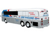 1984 Eagle Model 10 Motorcoach Bus Greyhound Package Express White and Blue Vintage Bus & Motorcoach Collection Limited Edition to 504 pieces Worldwide 1/87 HO Diecast Model Iconic Replicas 87-0462