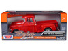 1955 GMC Blue Chip Pickup Truck Red Timeless Legends Series 1/24 Diecast Model Car Motormax 79382r
