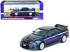 Nissan Skyline GT R R33 Nismo 400R RHD Right Hand Drive Midnight Purple II Metallic Hong Kong Toycar Salon 2023 Special Edition 1/64 Diecast Model Car Inno Models IN64-400R-HKTS23