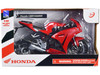 Honda CBR 1000RR Motorcycle Red and Black 1/12 Diecast Model New Ray 57793A
