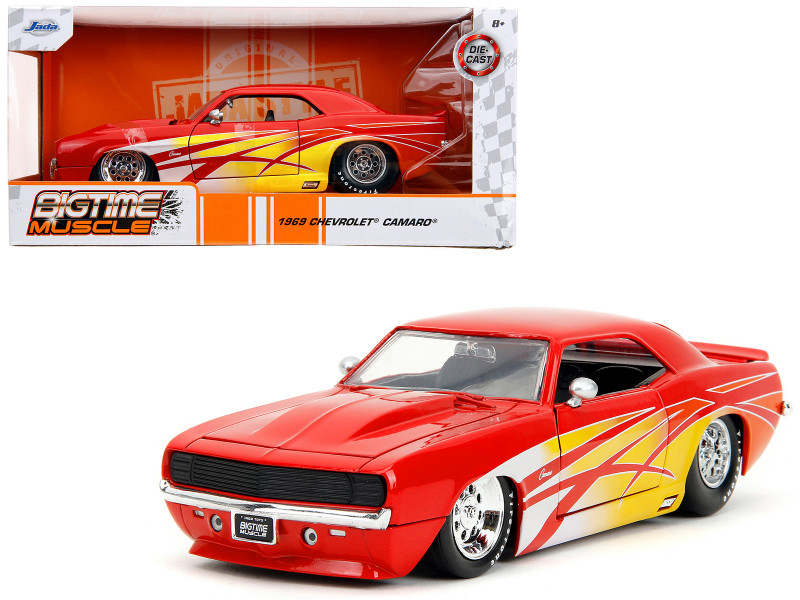 1969 Chevrolet Camaro #1 Red with White Stripes Fast